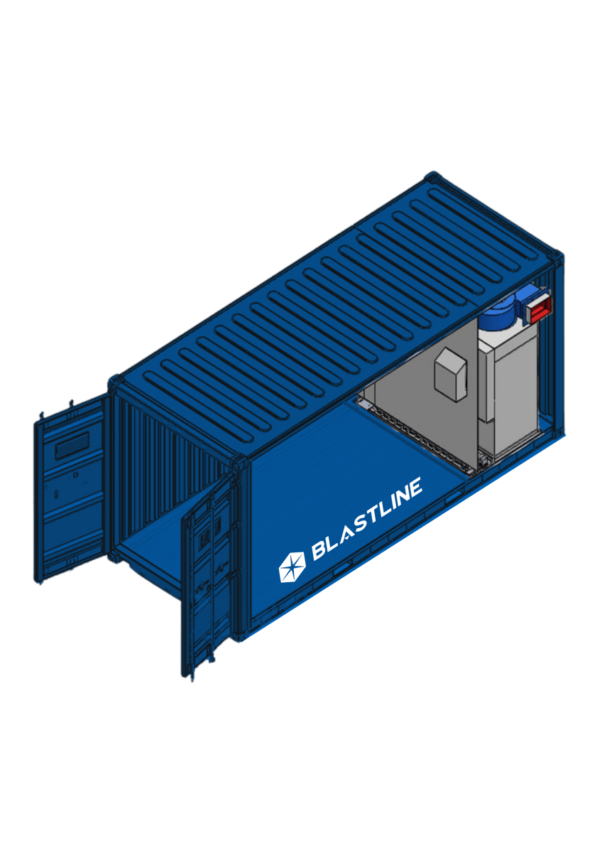 Blastline Blast Room 40ft Container - Blastline - Blastline Online