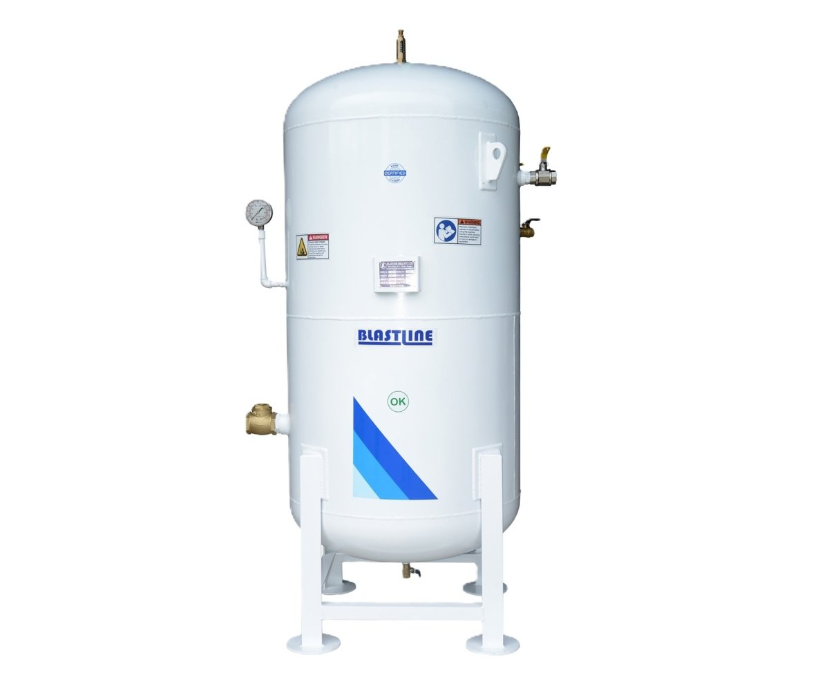 Blastline Air Receivers - ASME Certified Air Tanks - 100L to 2000L - Blastline - Blastline Online
