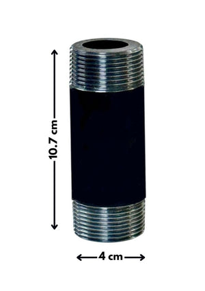 Pipe Nipple – Abrasive Metering Valve (1¼” × 4”) - Blastline - Blastline Online