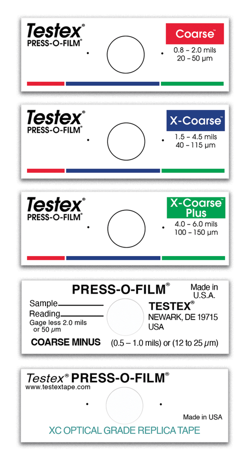 Testex® Replica Tape - DeFelsko - Blastline Online