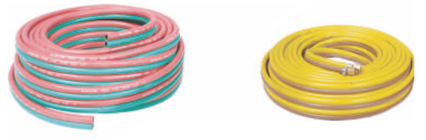 Twinline Air Hose – Heavy Duty, Coupled with Tail and Nut - Jollyflex - Blastline Online